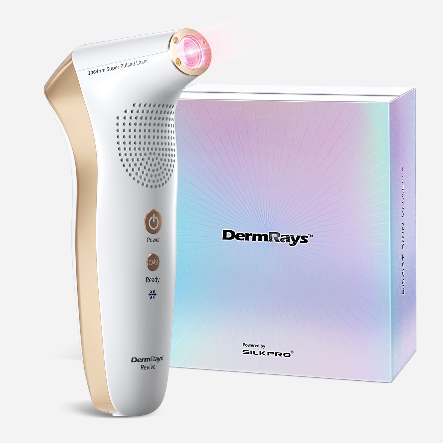 DermRays Ravive Laser de Soin de la Peau pour Anti-Âge, Brille comme Jamais Auparavant